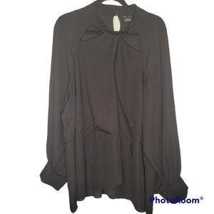 City Chic Black Blouse - Size XXL